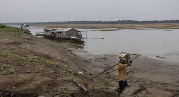 A Bacia do Rio Amazonas enfrenta cenário de grande seca em 2024 Foto: Divulgação/SGB / Estadão