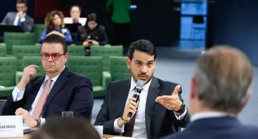 Advogado-geral da União, Jorge Messias, durante audiência de conciliação no STF sobre o INSS  • Fellipe Sampaio/STF