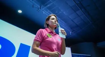 Ex-primeira dama Michelle Bolsonaro em evento do PL Mulher em Natal, Rio Grande do Norte  • Divulgação/PL