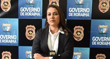 Gislayne prestou concurso e entrou para a polícia, atuando na delegacia de homicídios Foto: Divulgação/Polícia Civil RR 