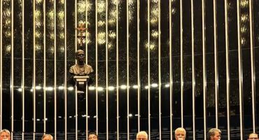 Senadores protestam e obstruem trabalhos na Casa Legislativa  • Reprodução/Redes sociais