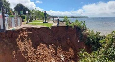 Alertas anteriores foram feitos, mas nenhuma obra foi feita. Japaratinga — Foto: MPF