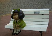 Escultura de Mafalda em San Telmo (Ekpy)