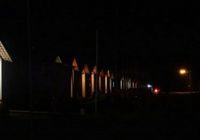 Poucas luzes funcionam na Rua A do assentamento Jatobá
