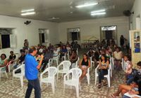 Participantes acomparam a palestra no auditório da Prefeitura de Porto Calvo